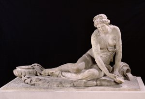Nymfa kagylóval, 1683-85 (márvány)